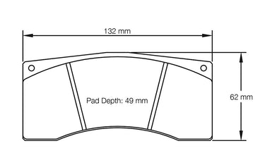 Pagid Racing Brake Pads No. 1595 (Rear)